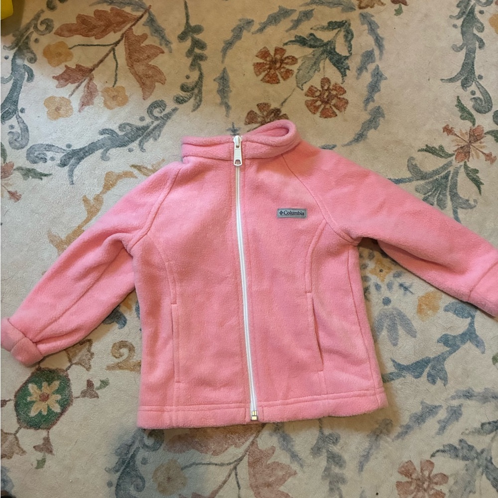 Columbia Soft Pink Fleece Jacket